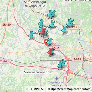 Mappa Località Quaiara, 37012 Bussolengo VR, Italia (3.44563)