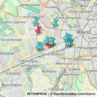 Mappa Angolo, 20146 Milano MI, Italia (1.25417)
