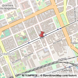 Mappa Via Leone Tolstoi, 17, 20146 Milano, Milano (Lombardia)