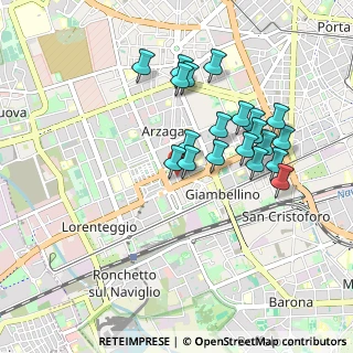 Mappa Via dei Fiordalisi, 20146 Milano MI, Italia (0.854)