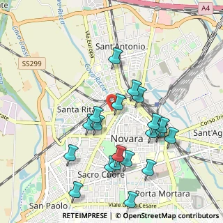 Mappa Via Amati, 28100 Monza MB, Italia (1.015)