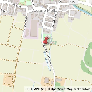 Mappa Via Roma, 205, 25020 Azzano Mella, Brescia (Lombardia)