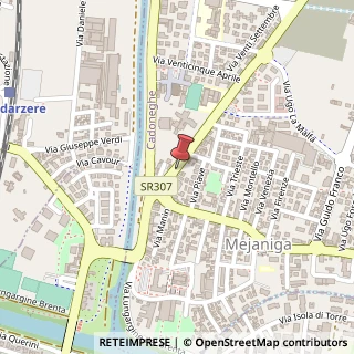 Mappa Via Marconi Guglielmo, 14, 35010 Cadoneghe, Padova (Veneto)