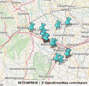 Mappa Via Alessandro Volta, 35030 Veggiano PD, Italia (9.97071)