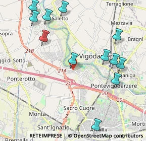 Mappa Via Giuseppe Mazzola, 35135 Padova PD, Italia (2.4625)