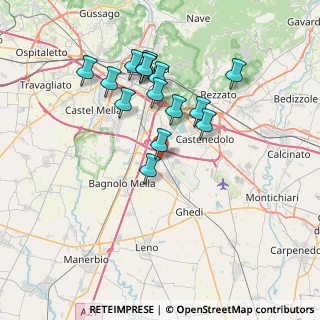 Mappa Via Stazione, 25010 Montirone BS, Italia (6.74133)