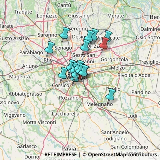 Mappa Via Lattanzio, 20137 Milano MI, Italia (8.66167)