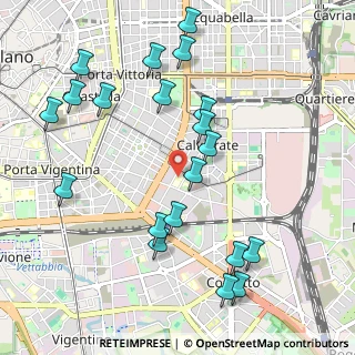 Mappa Via Lattanzio, 20137 Milano MI, Italia (1.1495)