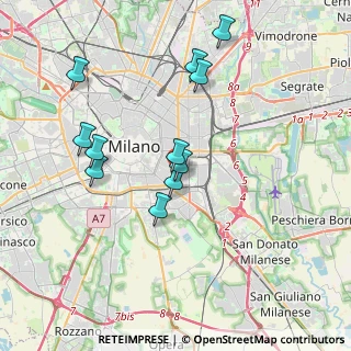 Mappa Via Lattanzio, 20137 Milano MI, Italia (3.57)