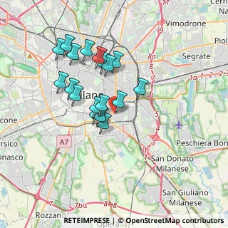Mappa Via Lattanzio, 20137 Milano MI, Italia (3.06556)