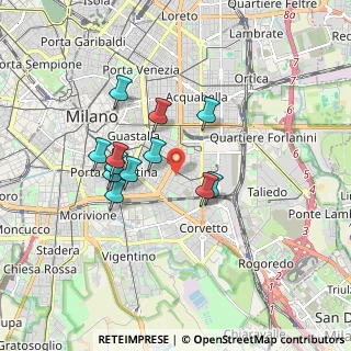 Mappa Via Lattanzio, 20137 Milano MI, Italia (1.44417)