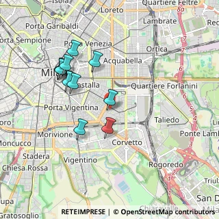 Mappa Via Lattanzio, 20137 Milano MI, Italia (1.79364)
