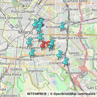 Mappa Via Lattanzio, 20137 Milano MI, Italia (1.49071)