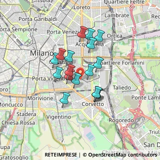 Mappa Via Lattanzio, 20137 Milano MI, Italia (1.31471)