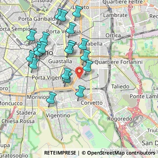 Mappa Via Lattanzio, 20137 Milano MI, Italia (2.052)