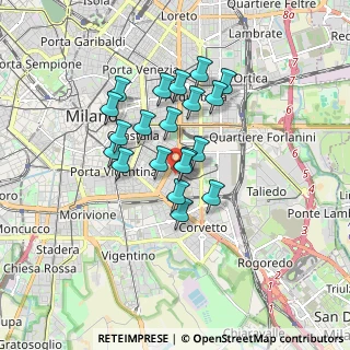 Mappa Via Lattanzio, 20137 Milano MI, Italia (1.329)