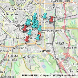 Mappa Via Lattanzio, 20137 Milano MI, Italia (1.5935)