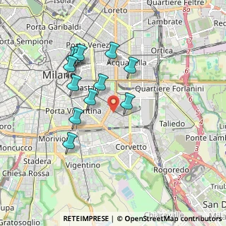 Mappa Via Lattanzio, 20137 Milano MI, Italia (1.69083)