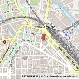 Mappa Corso della Vittoria, 2/H, 28100 Novara, Novara (Piemonte)