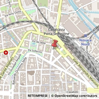 Mappa Corso della Vittoria, 4/a, 28100 Novara, Novara (Piemonte)