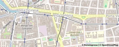 Mappa Milán