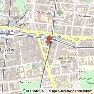 Mappa Via Col del Rosso, 3, 20136 Milano, Milano (Lombardia)