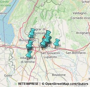 Mappa Via Ippolito Nievo, 37128 Verona VR, Italia (7.07933)