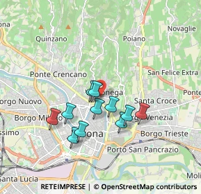 Mappa Via Ippolito Nievo, 37128 Verona VR, Italia (1.46091)