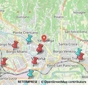 Mappa Via Ippolito Nievo, 37128 Verona VR, Italia (2.91818)