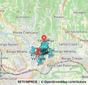 Mappa Via Ippolito Nievo, 37128 Verona VR, Italia (1.24429)