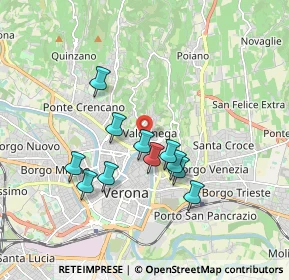 Mappa Via Ippolito Nievo, 37128 Verona VR, Italia (1.52818)