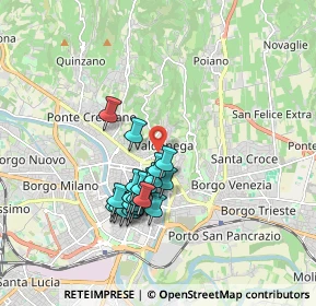 Mappa Via Ippolito Nievo, 37128 Verona VR, Italia (1.535)