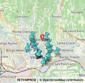 Mappa Via Ippolito Nievo, 37128 Verona VR, Italia (1.47353)