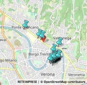 Mappa Via Goffredo Mameli, 37128 Verona VR, Italia (0.8825)