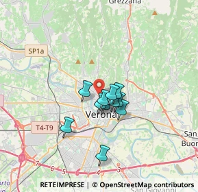 Mappa Via Goffredo Mameli, 37128 Verona VR, Italia (2.16909)