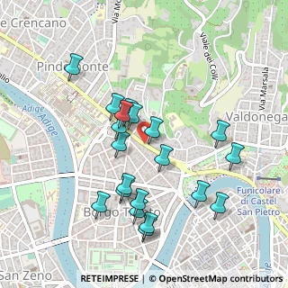 Mappa Via Goffredo Mameli, 37128 Verona VR, Italia (0.4575)