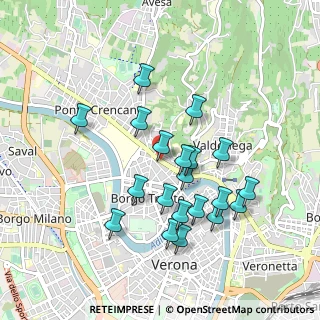 Mappa Via Goffredo Mameli, 37128 Verona VR, Italia (0.866)