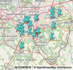 Mappa Strada A - C.A.M.M., 20138 Milano MI, Italia (6.66706)