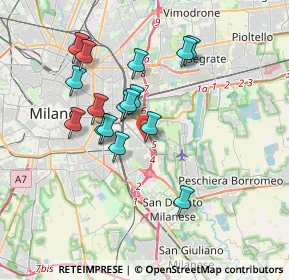 Mappa Strada A - C.A.M.M., 20138 Milano MI, Italia (3.13125)