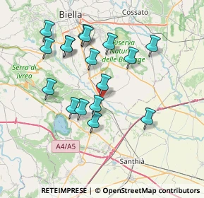 Mappa SP per Massazza, 13885 Salussola BI (7.07235)