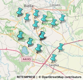 Mappa SP per Massazza, 13885 Salussola BI (6.64158)