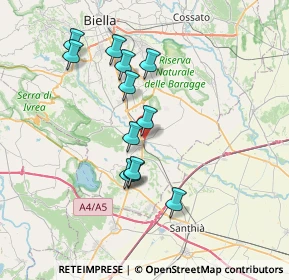 Mappa SP per Massazza, 13885 Salussola BI (6.48)