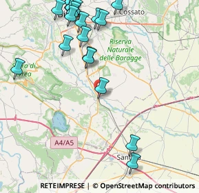 Mappa SP per Massazza, 13885 Salussola BI (10.5835)