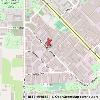 Mappa Via Quintiliano, 18, 20138 Milano, Milano (Lombardia)