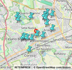 Mappa Via Bisceglie, 20152 Milano MI, Italia (1.68824)