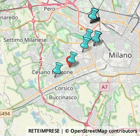 Mappa Via Bisceglie, 20152 Milano MI, Italia (3.79364)