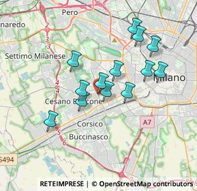 Mappa Via Bisceglie, 20152 Milano MI, Italia (3.02385)