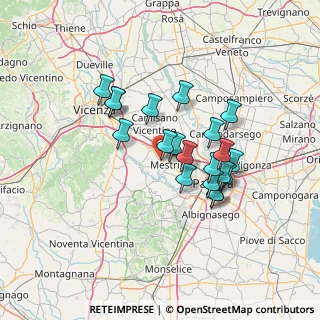 Mappa Via Mestrina, 35030 Mestrino PD, Italia (11.416)