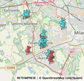 Mappa Via Gozzoli Benozzo, 20152 Milano MI, Italia (3.23917)