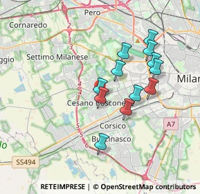 Mappa Via Gozzoli Benozzo, 20152 Milano MI, Italia (3.1225)